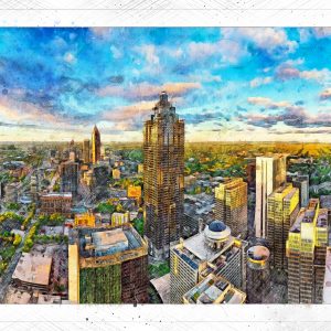 Atlanta Skyline -Trio
