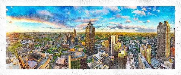 Atlanta Skyline -Trio